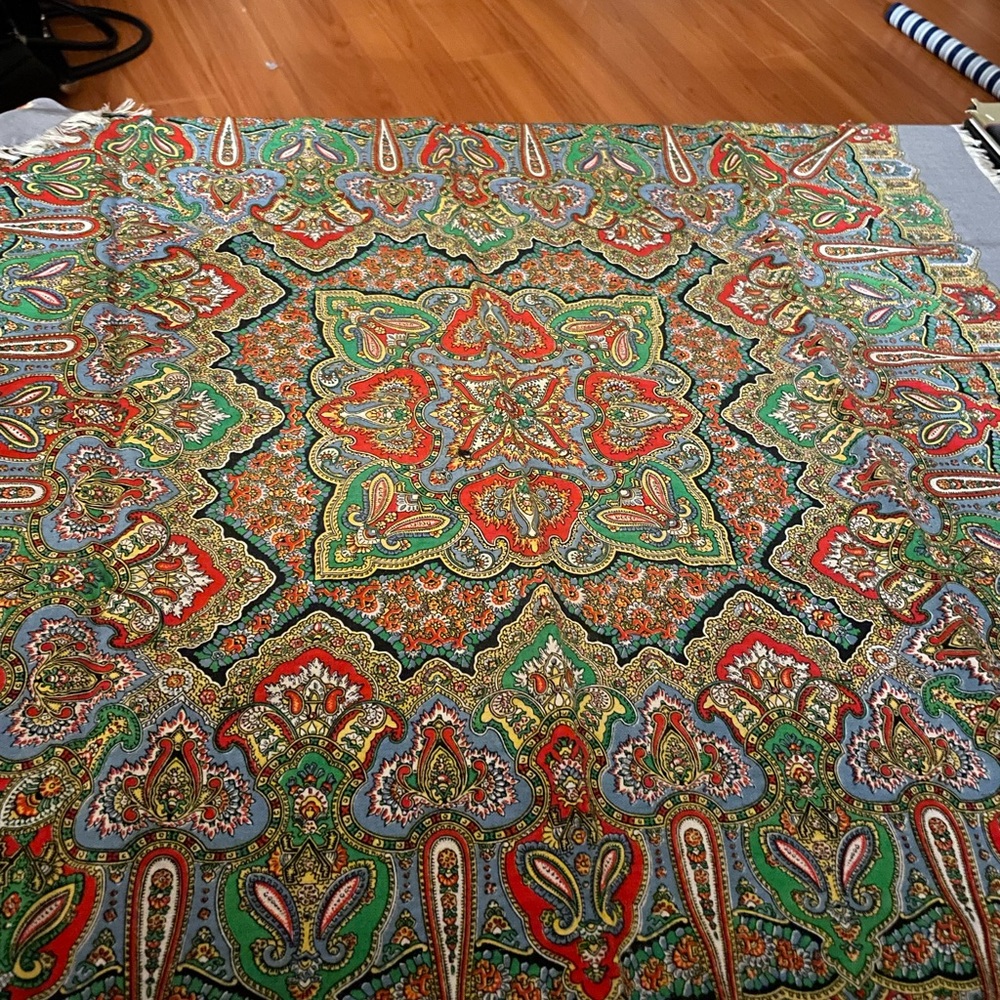 Beautiful Multi Colored Scarf Made in Italy